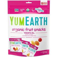 YumEarth Organic Gluten Free Vegan Organic Tropical Fruit Snacks