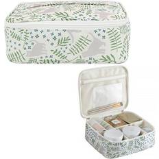 Haven (Green Leaves) CosmeticTravel Luggage Organizer Storage Bag