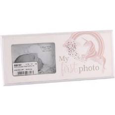 Pink Photoframes & Prints Baby First Photo Unicorn & Rainbow Design Picture Frame Christening Gift