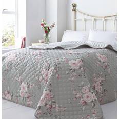 Grey Bedspreads Catherine Lansfield Canterbury Bedspread Bedspread Pink, Silver, Grey