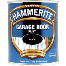 Hammerite Black Paint Hammerite Black Gloss Garage Black 0.75L