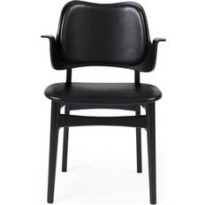 Warm Nordic Gesture Leather Kitchen Chair 73cm