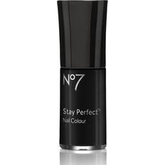 No7 Stay Perfect Nail Colour - Black 10ml