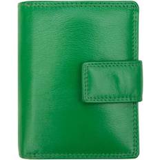 Green Primehide Leather Purse Wallet - RFID Blocking Medium Sized Holder Verona
