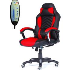 Red Gaming Chairs Westwood Heated Massage Office Recliner Chair Red/Black