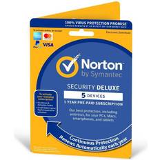 Norton security 5 devices Norton Security Deluxe 2021 1 User & 5 Devices 1 Year Subscription With Automatic Renewal