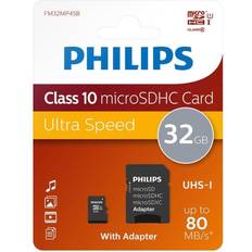 Philips MicroSD memory card including adapter 32GB
