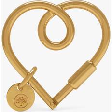 Mulberry Loop Heart Keyring - Gold
