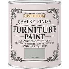 Rust-Oleum Green - Indoor Use - Wood Paints Rust-Oleum Chalky Chalk Wood Paint Green 0.75L