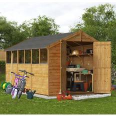 12 x 8 shed BillyOh Keeper Overlap (Building Area )