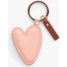 Pink Keychains Caroline Gardner Peach Heart Keyring