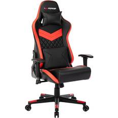 Red Gaming Chairs EVO SR RACING RECLINING SWIVEL OFFICE GAMING COMPUTER PC LEATHER CHAIR RED Red Gtforce