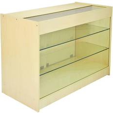 MonsterShop K1200 Lockable Shop Glass Cabinet