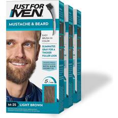 Scented Beard Dyes Just For Men Mustache & Beard Light Brown instock