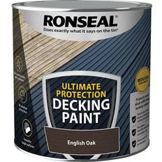 Ronseal Brown Paint Ronseal Ultimate Protection Wood Protection English Oak 2.5L