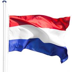 Tectake Flags & Accessories tectake Aluminium flagstang Holland