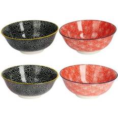 Red Bowls KitchenCraft - Bowl 15cm 4pcs
