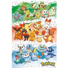 Posters Kid's Room GB Eye Pokemon Affisch First Partners 144