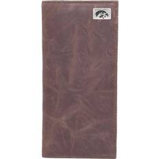 Eagles Wings Iowa Hawkeyes Leather Secretary with Concho - Brown
