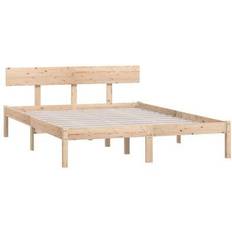 vidaXL Bed Frame Solid Pine 70cm 150x200cm