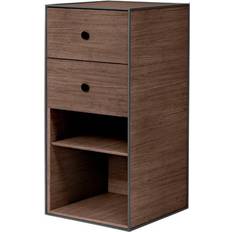 Turquoise Cabinets Audo Copenhagen Frame 70 shelf & 2 drawers Storage Cabinet 35x70cm