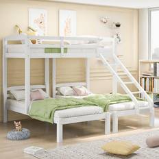 Triple Sleeper with Side Ladder Bunk Bed 198x208cm