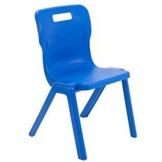 Titan One Piece Classroom Chair 480x486x799mm Blue KF72170