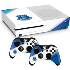 Xbox Series S Gaming Sticker Skins Everton Xbox One S Console & Controller Skin Set - Blue/White