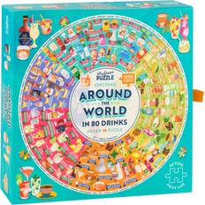 Professor Puzzle Around the World in 80 Drinks Circular Jigsaw 1000 Pcs