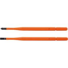 Klein Tools Screwdriver Blades, Insulated, 2-Pk