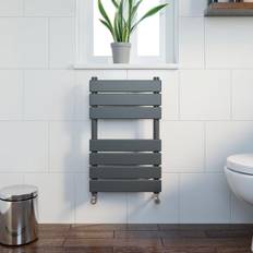 Modern Bathroom 650mm Heated Towel Anthracite, Grey