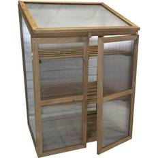 Mini Greenhouses Selections Wooden Framed Polycarbonate Growhouse Mini Greenhouse