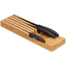 Relaxdays 10028871 Bamboo Knife in-Drawer