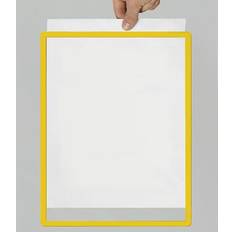 Frame with transparent film, format A5, pack of 10, self-adhesive, yellow