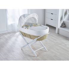 Bassinetts Kid's Room Kinder Valley Palm Moses Basket with Folding Stand 18.5x33.9"