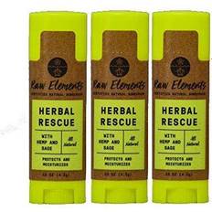 Raw Elements Organic Herbal Rescue Lip Balm, 0.15oz