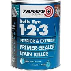 Zinsser Paint Zinsser Bulls Eye 1-2-3 Primer Paint Grey, White