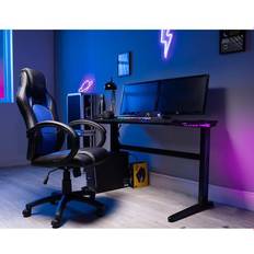 Flair Furnishings Power B Gaming Desk With Colour LED Lighting