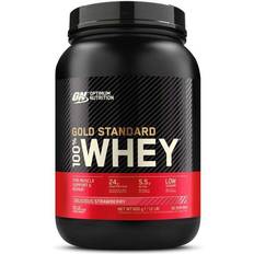 Strawberry Protein Powders Optimum Nutrition 100% Whey Gold Delicious Strawberry 900g