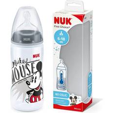Uber Kids Baby Bottles & Tableware Uber Kids NUK First Choice Temperature Control Bottle 300ml Mickey Mouse