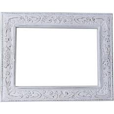 Wooden Frame Wall Mounted Mirror Bevelled Wall Mirror