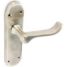 Securit Door Locks & Deadbolts Securit S2731 Brushed Nickel Shaped Latch Handles