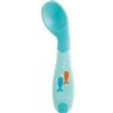 Chicco Baby Bottles & Tableware Chicco angled spoon, Blue