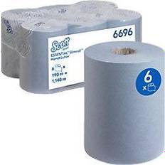 Scott Essential Slimroll Hand Towels Rolled Blue 1 Ply 6696