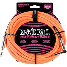 Ernie Ball 10 Foot Braided Cable Neon