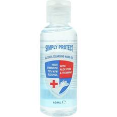 Hand Sanitisers Simply Protect 70% Alcohol Hand Sanitising Gel 60ml