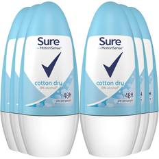 Sure Deodorants - Roll-Ons Sure Women Motion Sense Deodorant Roll-On Cotton Dry 6 X 50Ml