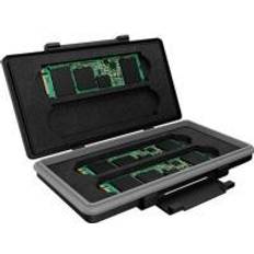 ICY BOX IB-AC620-M2 Schutzbox fuer 4x M.2 SSDs bis zu 80 mm Laenge Hard drive storage