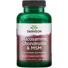 MSM Supplements Swanson Glucosamine, Chondroitin & MSM 120 pcs