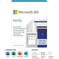 Office 365 family HP 6mw78aa Microsoft 365 Family 12 Month Client Access License (cal) 1 License(s) Year(s)